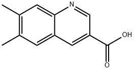 6,7-DIMETHYLQUINOLINE-3-CARBOXYLIC ACID price.
