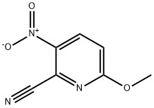 6-METHOXY-3-NITROPYRIDINE-2-CARBONITRILE Struktur