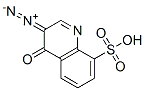 8-Quinolinesulfonic  acid,  3-diazo-3,4-dihydro-4-oxo- Struktur