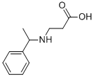 3-(1-PHENYLETHYLAMINO)PROPANOIC ACID Struktur
