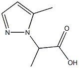 2-(5-甲基-吡唑-1-基)-丙酸, 957415-96-2, 結(jié)構(gòu)式