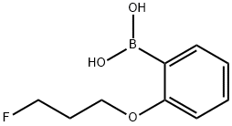 2-(3-Fluoro-propoxy)-benzenebornic acid Struktur