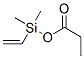 Silanol,  1-ethenyl-1,1-dimethyl-,  1-propanoate Struktur