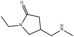 1-ETHYL-4-[(METHYLAMINO)METHYL]PYRROLIDIN-2-ONE 結(jié)構(gòu)式