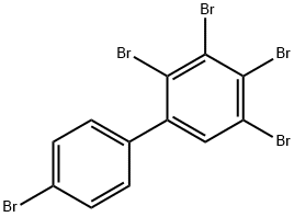 1,2,3,4-tetrabromo-5-(4-bromophenyl)benzene Struktur