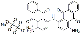 1,1'-iminobis[4-aminoanthraquinone], disulpho derivative, disodium salt Structure