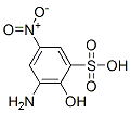Benzenesulfonic acid, 3-amino-2-hydroxy-5-nitro-, diazotized, coupled with Et (7-hydroxy-1-naphthalenyl)carbamate Struktur