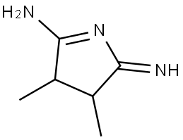 1-Pyrroline,2-amino-5-imino-3,4-dimethyl-(6CI) Struktur