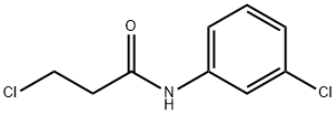 3-氯-N-(3-氯苯基)丙酰胺 結(jié)構(gòu)式