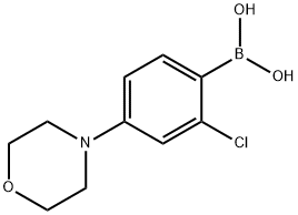2-Chloro-4-(morpholino)phenylboronic acid