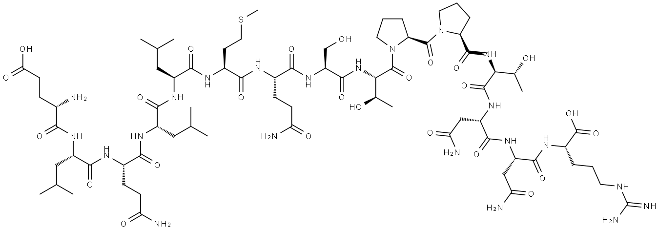 FUSION GLYCOPROTEIN (92-106) [HUMAN RESPIRATORY SYNCYTIAL VIRUS] Struktur