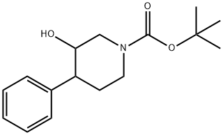 N-BOC-3-羥基-4-苯基哌啶 結(jié)構(gòu)式