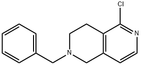 2-苯甲基-5-氯-1,2,3,4-四氫-[2,6]二氮雜萘 結(jié)構(gòu)式