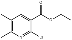 Ethyl 2-Chloro-5,6-dimethylnicotinate Struktur