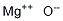 Magnesium oxide Struktur