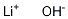 Lithium hydroxide Struktur