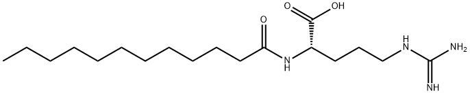 N-(1-羰基十二烷基)精氨酸 結(jié)構(gòu)式