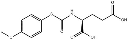 N-[[(4-甲氧基苯基)硫]羰基]-L-谷氨酸 結(jié)構(gòu)式