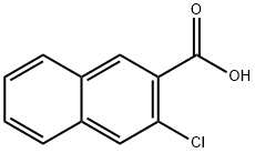 3-Chloronaphthalene-2-carboxylic acid 結構式