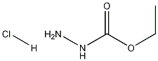 Ethyl  hydrazine  carboxylate  hydrochloride Struktur