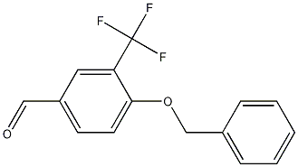 4-(芐氧基)-3-(三氟甲基)苯甲醛 結(jié)構(gòu)式