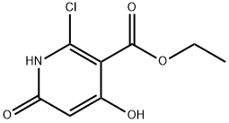 2-氯-4,6-二羥基煙酸乙酯 結(jié)構(gòu)式