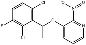3-(1-(2,6-dichloro-3-fluorophenyl)ethoxy)-2-nitropyridine
