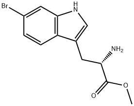 6-溴色氨酸甲酯 結(jié)構(gòu)式