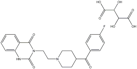 Ketanserin Tartrate Struktur
