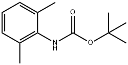 tert-butyl 2,6-dimethylphenylcarbamate Struktur