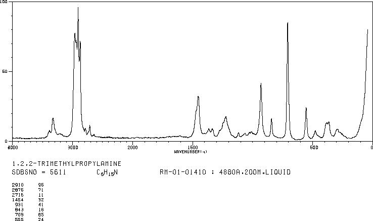 2-AMINO-3,3-DIMETHYLBUTANE(3850-30-4) IR1