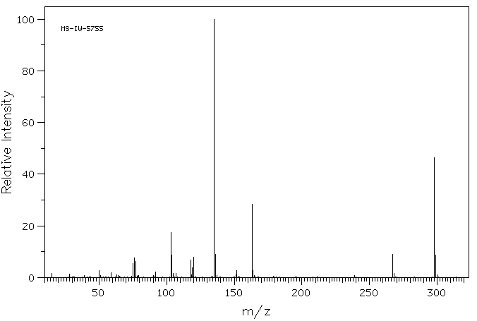 AZOBENZENE-4,4'-DICARBOXYLIC ACID DIMETHYL ESTER(5320-91-2) MS