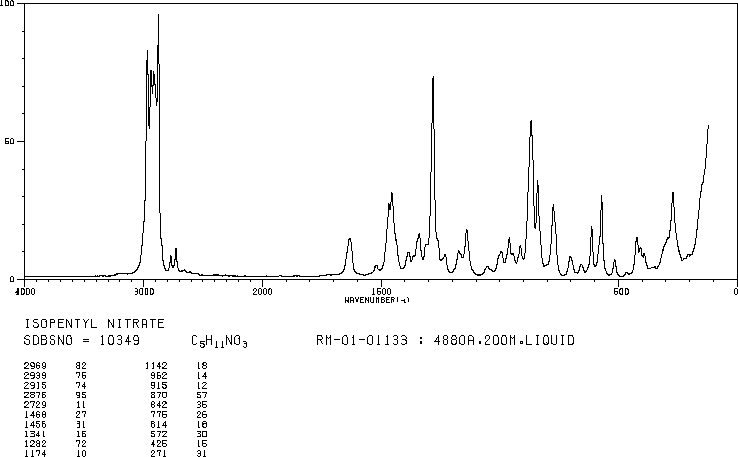ISOAMYL NITRATE(543-87-3) IR1