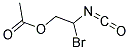 2-BROMO-2-ISOCYANATOETHYL ACETATE Struktur