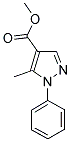 METHYL 5-METHYL-1-PHENYLPYRAZOLE-4-CARBOXYLATE Structure