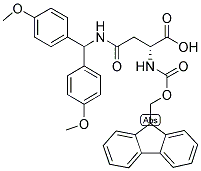 FMOC-D-ASN(MBH)-OH Structure
