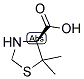 (S)-5,5-DIMETHYL-1,3-THIAZOLIDINE-4-CARBOXYLIC ACID Structure