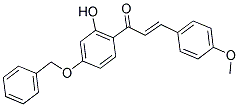 1-[4-(BENZYLOXY)-2-HYDROXYPHENYL]-3-(4-METHOXYPHENYL)PROP-2-EN-1-ONE Structure
