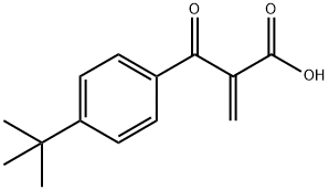 2-(P-TERT-BUTYLBENZOYL)ACRYLIC ACID Structure