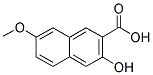 3-HYDROXY-7-METHOXY-2-NAPHTHOIC ACID Structure