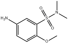 5-AMINO-2-METHOXY-N,N-DIMETHYLBENZENESULFONAMIDE Structure