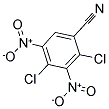 2,4-DICHLORO-3,5-DINITROBENZONITRILE Structure