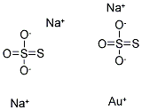 GOLD (I) SODIUM THIOSULFATE Struktur