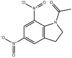 1-(5,7-DINITRO-2,3-DIHYDRO-1H-INDOL-1-YL)ETHAN-1-ONE Structure