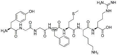 TYR-GLY-GLY-PHE-MET-LYS-ARG 結(jié)構(gòu)式