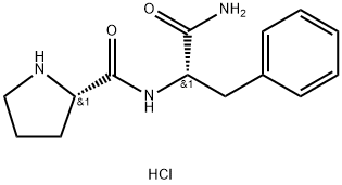 H-PRO-PHE-NH2 HCL Structure