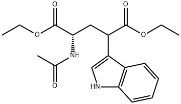 N-ACETYL-G-CARBETHOXY HOMOTRYPTOPHAN, ETHYL ESTER Struktur