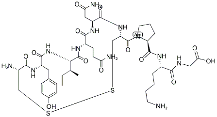 (LYS8)-VASOTOCIN (FREE ACID) 結(jié)構(gòu)式