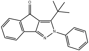 3-(TERT-BUTYL)-2-PHENYLINDENO[3,2-C]PYRAZOL-4-ONE Structure
