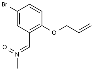 ([2-(ALLYLOXY)-5-BROMOPHENYL]METHYLENE)(METHYL)AMMONIUMOLATE Struktur